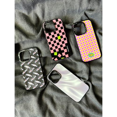 Picnic藝術CASEFY適用iphone16promax蘋果14滿印大白兔奶糖13可愛12聯名SOFT METAL軟金屬11野餐15plus手機殼