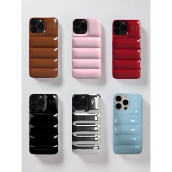 urbansophistication羽絨服麵包肥皂手機殼適用iPhone15promax蘋果14潮流時尚歐美風12同款13pro高階感保護套