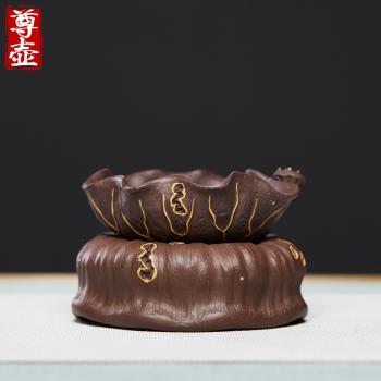 宜興紫砂茶漏器茶濾篩茶葉不銹鋼過濾網茶隔創意泡茶神器茶具配件