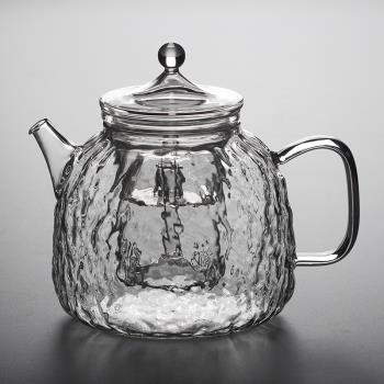 耐高溫玻璃蒸煮兩用茶壺 耐熱煮茶壺電陶爐專用 茶具套裝泡茶壺
