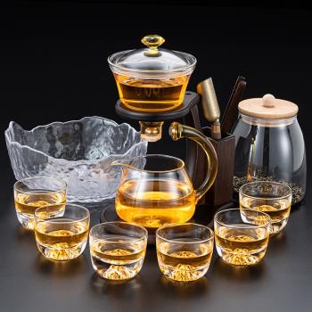 玻璃家用透明磁吸高階泡茶神器