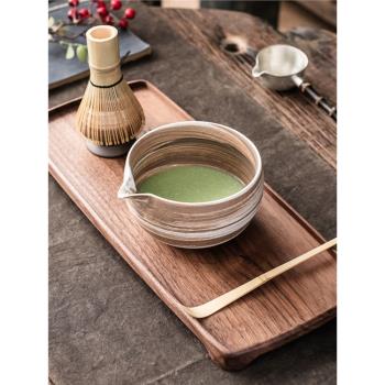 抹茶碗日式打抹茶用茶具套裝茶筅竹子抹茶刷百本立宋代點茶道禪意