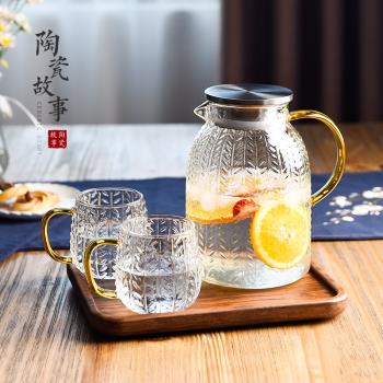 家用玻璃耐高溫冰箱大容量冷水壺