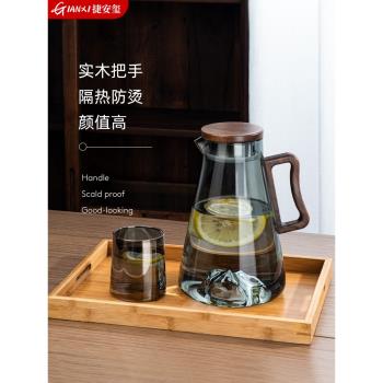 家用輕奢泡茶玻璃防爆客廳冷水壺