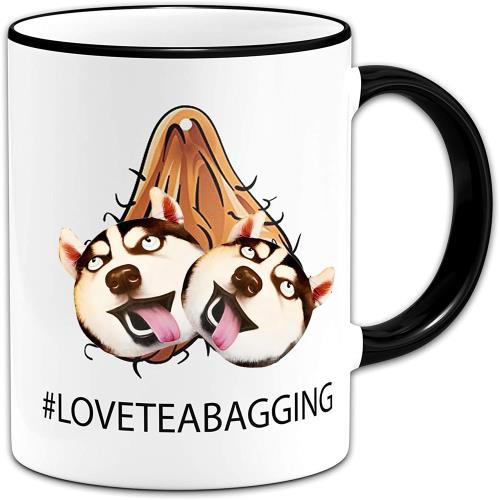LOVE情人節夫妻生日禮物陶瓷咖啡馬克杯子大容量茶水杯TEABAGGING