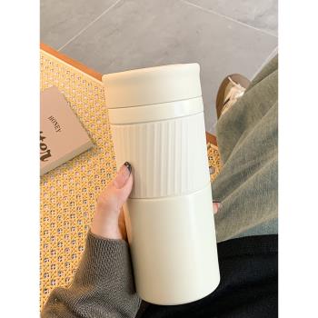 日式簡約辦公室女士泡茶保溫杯