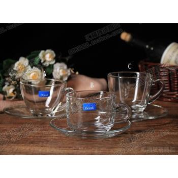 匯福 多年老店 泰國ocean進口玻璃杯耐熱家用歐式水杯茶杯 咖啡杯