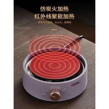 電陶爐煮茶家用煮茶器小型電熱爐專用玻璃茶壺泡茶圍爐迷你燒水壺