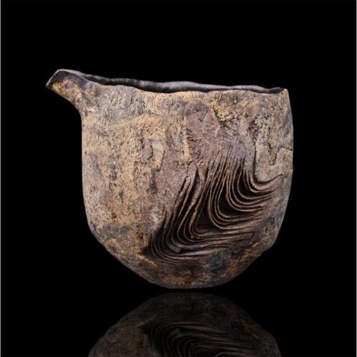 日本新派陶藝作家泉田之也侘寂風陶器藝術作品積層蓋碗茶海花器|功夫茶