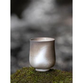 山水間 柴燒蘇打主人杯 景德鎮手工陶瓷茶杯 品茗杯茶具 茶器孤品