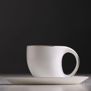 蓮之蓮 下午茶茶具咖啡具 創意骨瓷咖啡杯碟陶瓷水杯茶杯咖啡杯子