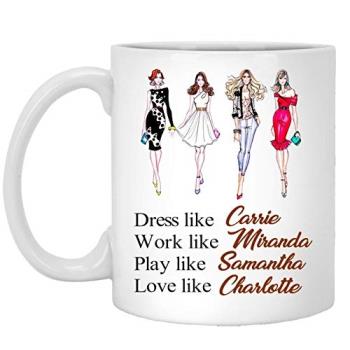 Sex and the City欲望都市Carrie Miranda陶瓷咖啡馬克杯子茶水杯