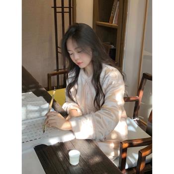 新中式韻色國風提花重工醋酸水貂系帶羽絨服女冬新款氣質名媛外套
