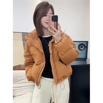 時尚超好看短款棉服女款2025秋冬季新款小個子麵包服加厚外套棉襖