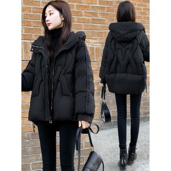 棉服女2025秋冬裝高階棉衣棉襖爆款外套中長款小個子加厚夾棉保暖