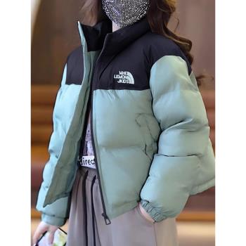 今年流行2024炸街羽絨棉服新款冬短款棉衣爆款棉襖加厚外套女麵包