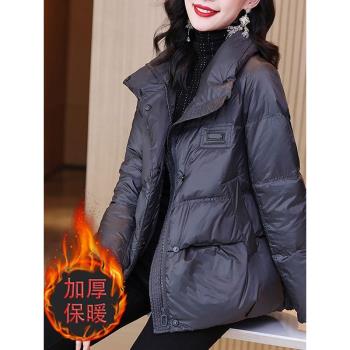 冬季女士晉江羽絨服加厚保暖棉衣棉服2024新款爆款大碼媽媽短外套