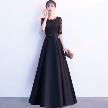 長款姐妹裙韓版顯瘦伴娘禮服