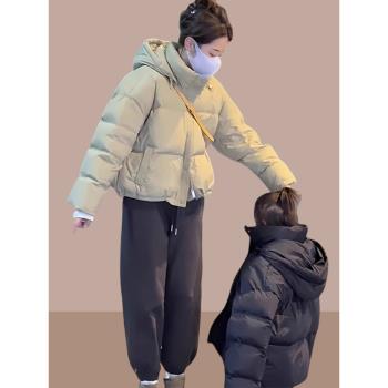 反季短款小個子棉服女冬季2025年新款寬松麵包服加厚棉襖外套爆款