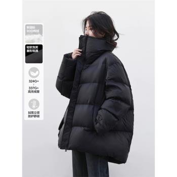 CHICVEN「鬆弛邊緣」冬季新品泡芙羽絨服軟糯超輕麵包服保暖外套