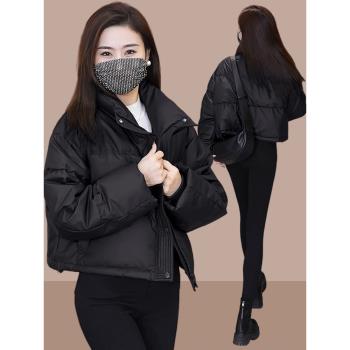 2024冬裝新款女士棉衣棉服短款小個子夾棉爆款外套棉襖麵包服加厚