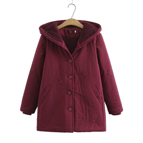 中老年棉衣女加絨加厚媽媽裝老太太棉襖奶奶棉服短款外套老人衣服