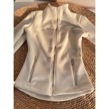 修身搖粒絨內搭外套女冬季校服神器打底衫加絨加厚羽絨內膽保暖厚