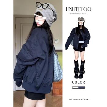 韓系chic外套女2025深秋初冬季新款穿搭加厚棒球服短款夾克沖鋒衣