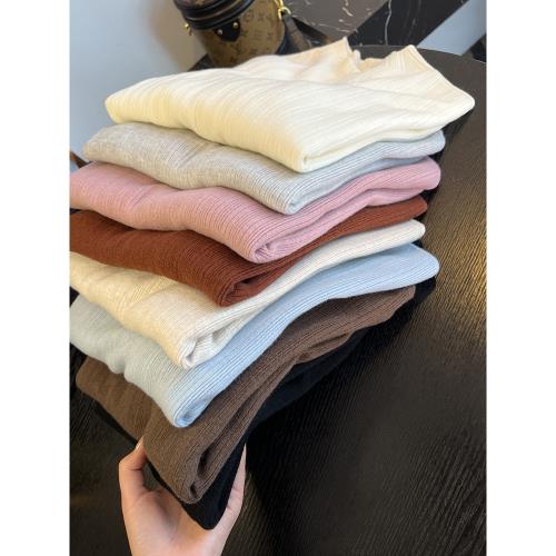 多色！超軟糯！半高領棉羊毛針織衫內搭新2025秋打底衫女士毛上衣