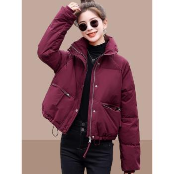 棉服女款2025秋冬裝新款高階棉衣棉襖爆款外套短款小個子保暖加厚