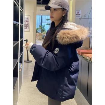 少女派克羽絨服女韓版寬松冬季新款高中學生小個子棉衣初中生外套