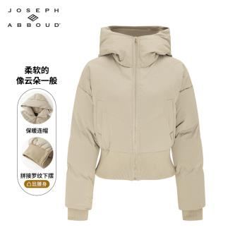 (免運)JOSEPH ABBOUD連帽棉衣女裝秋冬季禦寒防風加厚棉服女士短款外套