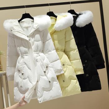 (免運)棉服女冬季2024年新款冬季爆款加厚外套中長款棉襖派克服羽絨棉衣