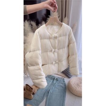 (免運)麵包服白色短款外套2025年秋冬新款冬季保暖棉服爆款棉衣棉襖女裝