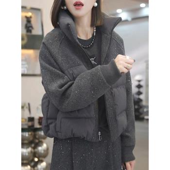 (免運)設計感加厚保暖棉服女2025年秋冬季新款韓系氣質百搭立領外套爆款