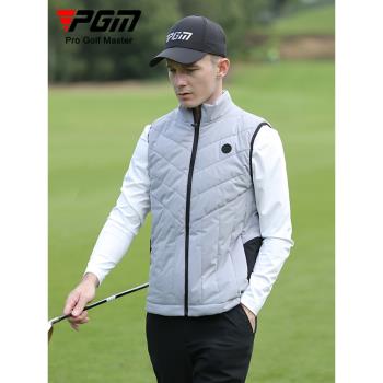 (免運)PGM 高爾夫馬甲 男士棉服外套 秋冬季防水保暖背心服裝男裝衣服