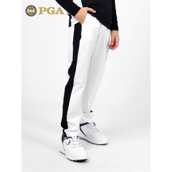 (免運)美國PGA春夏薄款兒童高爾夫褲子男童長褲青少年運動服裝彈力腰帶