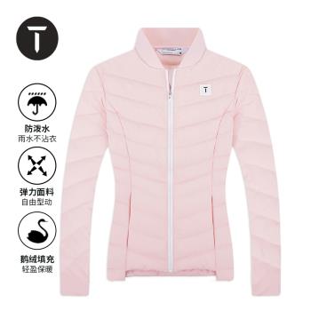 (免運)T/歐巡賽高爾夫服裝女士羽絨服冬季時尚保暖鵝絨外套 EF212DW188