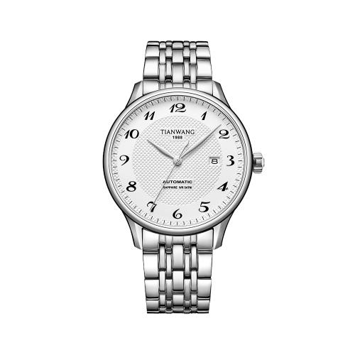 (免運)天王機械表昆侖系列大表盤商務防水自動機械手表男51546新年禮物