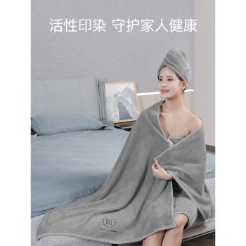 加大加厚浴巾2024新款全棉吸水不掉毛家用五星級酒店純棉男女裹巾