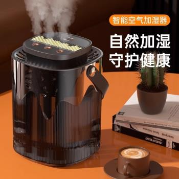 2024新款加濕器臥室家用靜音雙噴口大容量便攜辦公室桌面迷你空氣凈化器學生宿舍補水孕婦嬰兒空調房保濕大霧