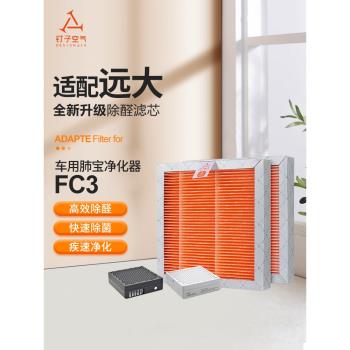 適配遠大車載空氣凈化器肺保濾芯過濾網FC1/FC2/FC3車用耗材