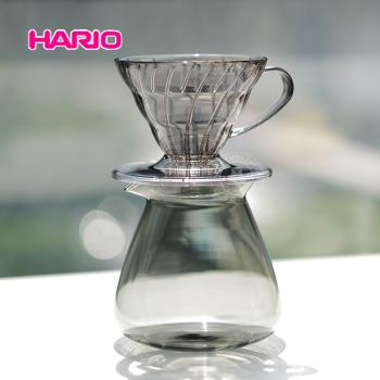 HARIO手沖咖啡濾杯Tritan樹脂濾杯V60咖啡滴濾杯手沖套裝咖啡器具