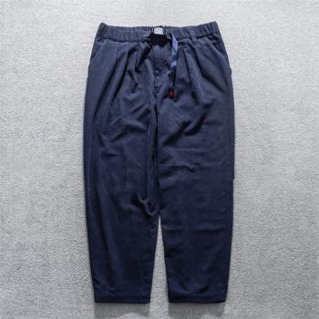 BEAMS*Gramicci wide tapered聯名日系復古純色燈芯絨休閑褲長褲