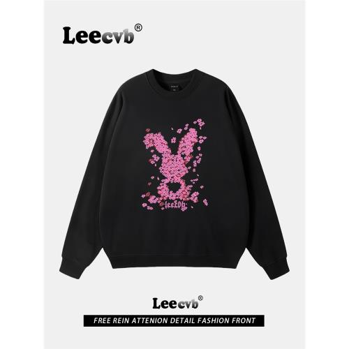 【專柜撿漏】LEEcvb官方聯名|奧特萊斯|流行潮牌圓領情侶衛衣秋冬