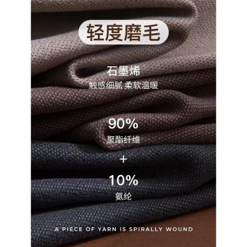 (免運)石墨烯保暖背心女冬季加絨加厚發熱德絨帶胸墊一體固定杯貼身內衣