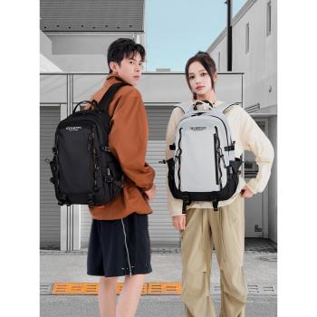 (免運)愛迪生初中生書包男高中生新款中學生女生減負護脊大容量超輕揹包