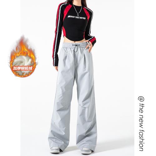 啄木鳥滑雪褲女春秋冬季2026新款加絨加厚棉褲登山沖鋒褲防水褲子