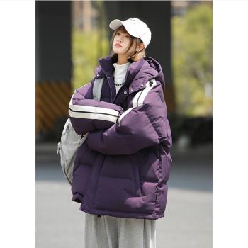 minette美式工裝棉服女冬季加厚保暖棉襖外套oversize高階感女裝