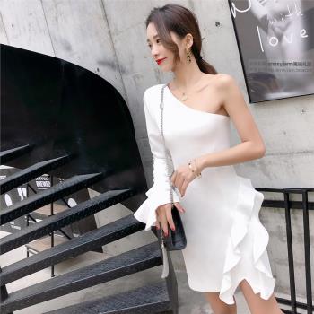 晚禮服女高階感宴會氣質聚會輕奢小眾高階平時可穿生日法式連衣裙
